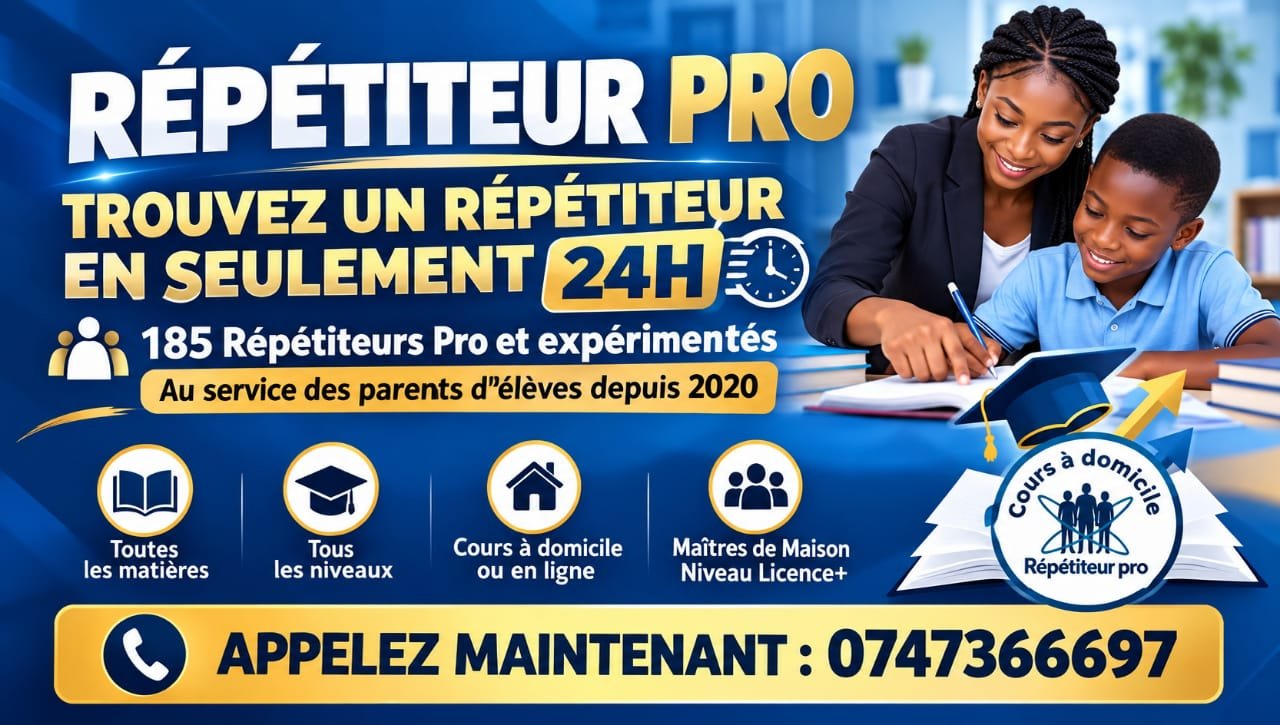 Trouvez un répétiteur à domicile